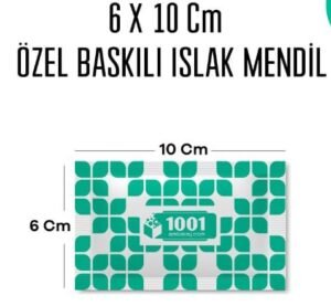 baskılı ıslak mendil 6x10